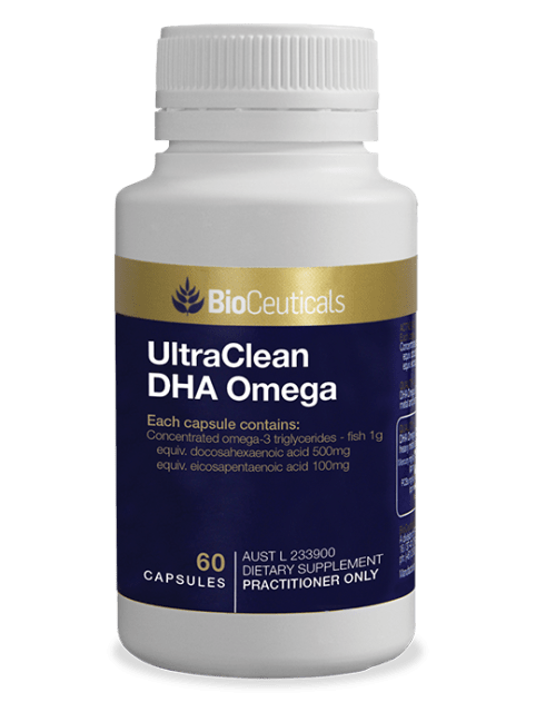 BioCeuticals UltraClean DHA Omega 60 soft caps 10% off RRP | HealthMasters