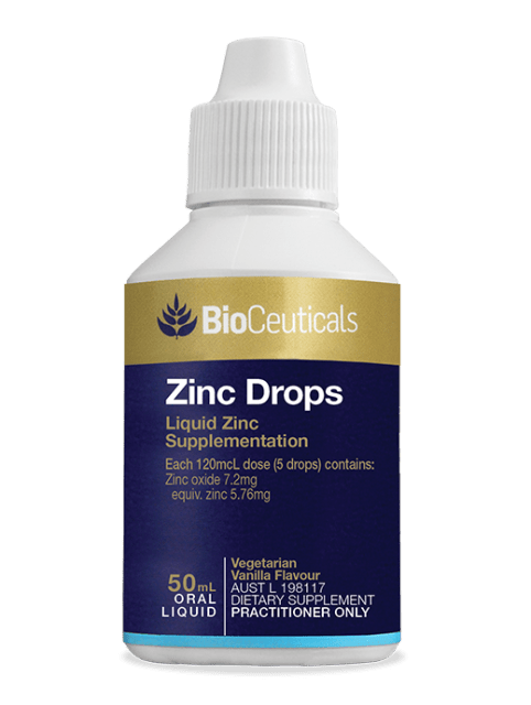 BioCeuticals Zinc Drops 50mL liquid 10% off RRP | HealthMasters