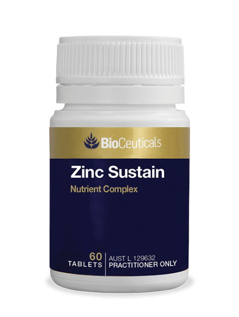 BioCeuticals Zinc Sustain 60 tabs 10% off RRP | HealthMasters