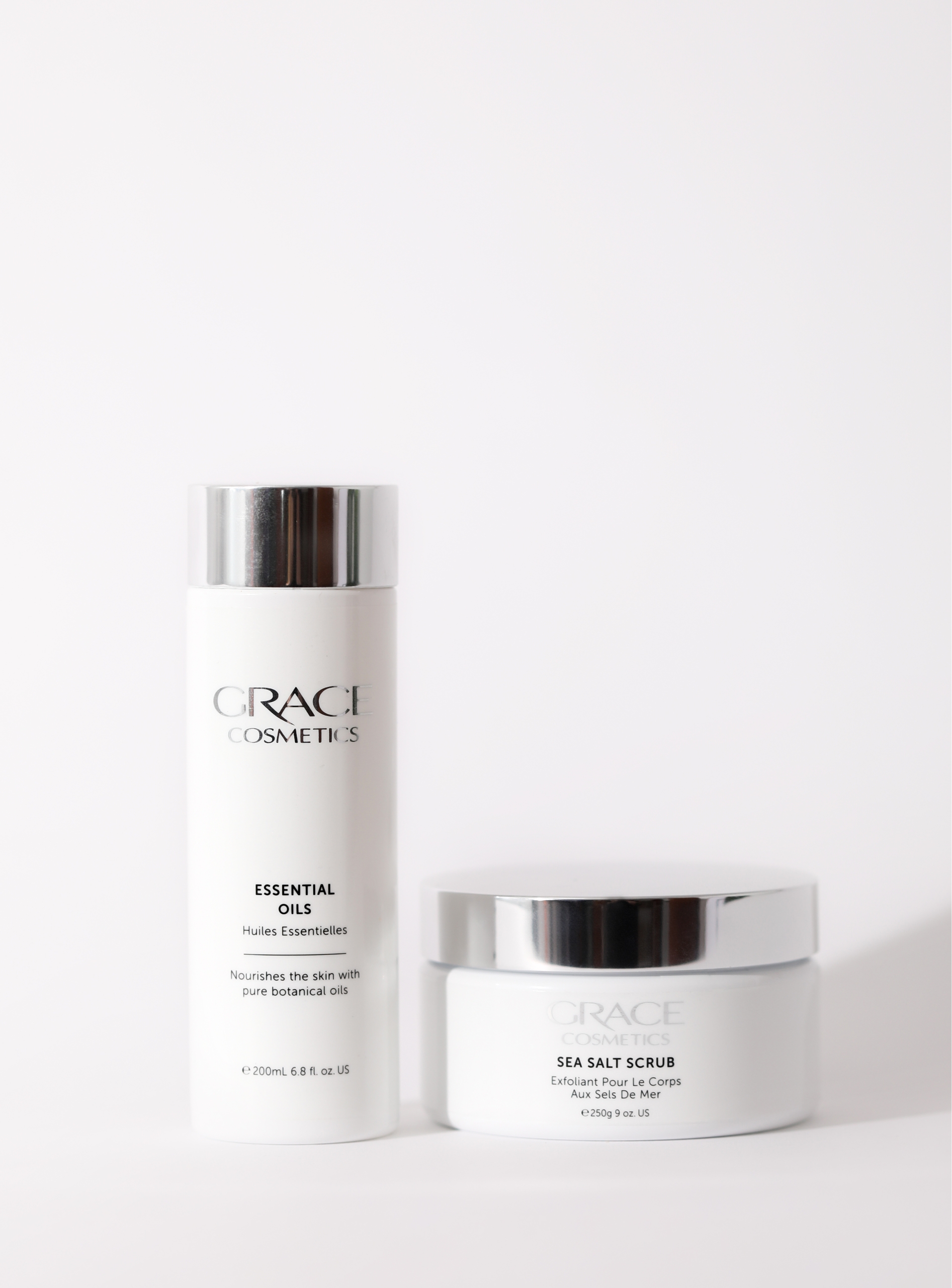 Sea Salt Scrub & Essential Oils
