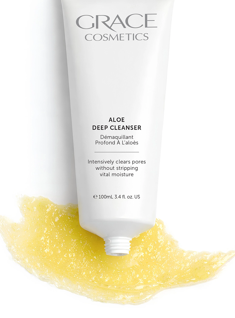 Aloe vera cleansing balm melts away makeup and impurities for soft skin