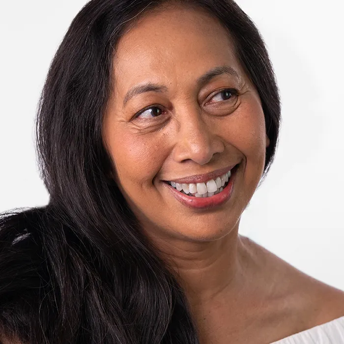 Portrait of a woman smiling