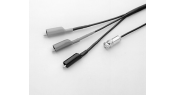 Model 237 alg 2 low noise triax input cable terminated w a 3 slot male triax connector on one end and 3 alligator clips on the other 2m 66ft for models 236 237 238 486 487 6514 6517a 6517b 4988