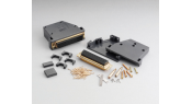 Model 3792 kit104 r 104 pin male d sub connector kit contains 2 male d sub connectors with housings and 208 solder cup contacts 4721