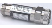 8491a coaxial fixed attenuator dc to 124 ghz 12097