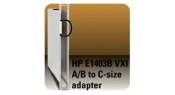 E1403b vxi a b to c size adapter 17970