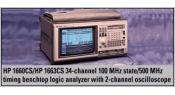 1663cs 34 channel 100 mhz state 500 mhz timing benchtop logic analyzer w 2 channel oscilloscope 18983