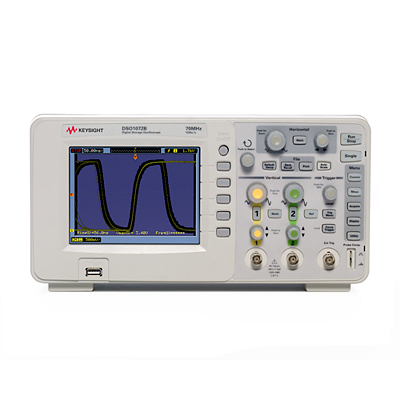 Dso1072b oscilloscope 70 mhz 2 channel 6518