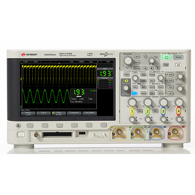 Dsox3104a oscilloscope 1 ghz 4 analog channels 6679