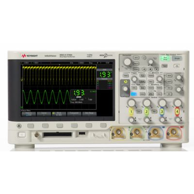 Msox3104a oscilloscope 1 ghz 4 analog plus 16 digital channels 6682