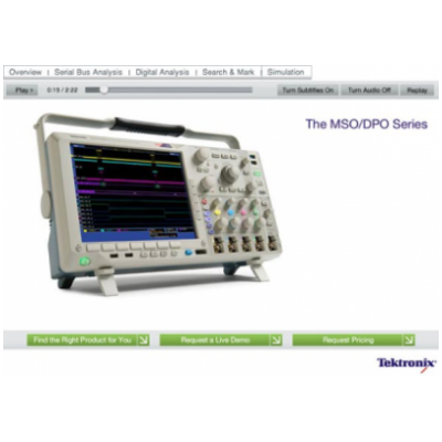 Mso dpo4000b mixed signal oscilloscope 10 5410