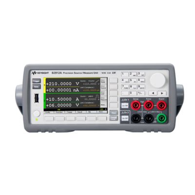 B2912a precision source measure unit 2 ch 10 fa 210 v 3 a dc 105 a pulse 7587