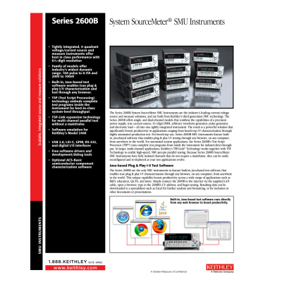 Model 2600 fix trx cable connecting series 2600 smu to hi and lo triax for 2 wire sensing 5004