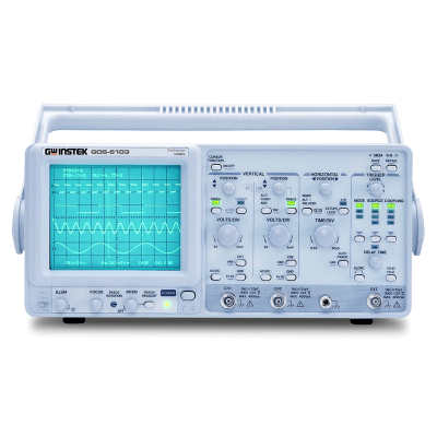 Gos 6103c 100mhz 2 channel analog oscilloscope with 100mhz frequency counter 11663