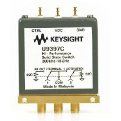 U9397c fet solid state switch 300 khz to 18 ghz spdt 12021