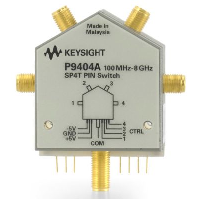 P9404a pin solid state switch 100 mhz to 8 ghz sp4t 12046