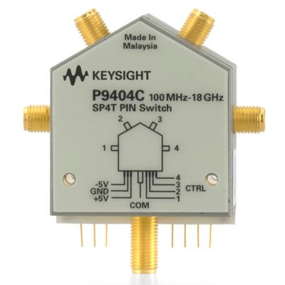 P9404c pin solid state switch 100 mhz to 18 ghz sp4t 12058