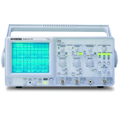 Gos 6103c 100mhz 2 channel analog oscilloscope with 100mhz frequency counter 11665
