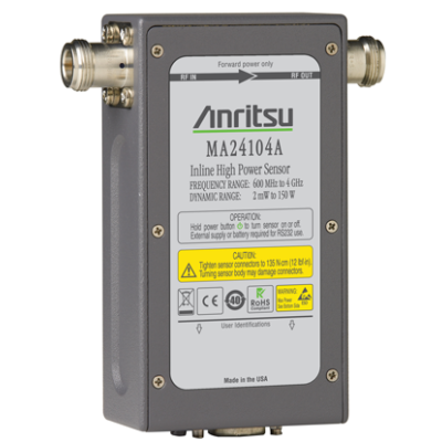 Inline high power sensor average ma24104a 17768