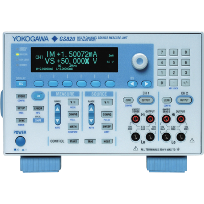 Smu yokogawa gs820 multi channel source measure unit digital i o installed model 24661