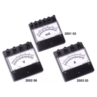 Vlt miniature portable ammeters and voltmeters 2051 2052 2053 25743