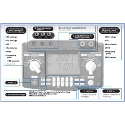 Clb handy multifunction calibrator ca71 25271