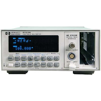 Ote hp agilent 8153a lightwave multimeter mainframe 33120