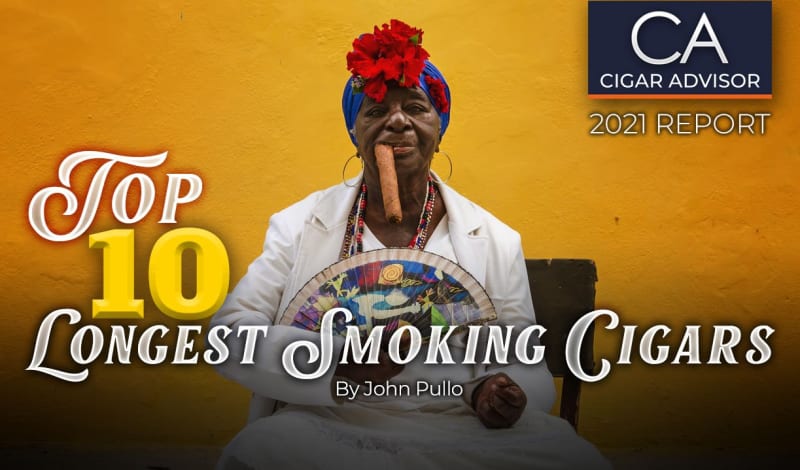 2021 CA Report: 10 Top Longest Smoking Cigars Image