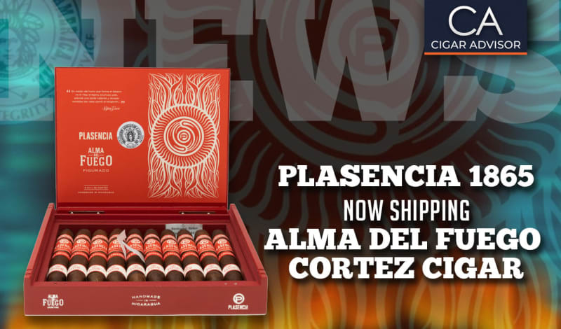 Cigar News: Plasencia 1865 Now Shipping Alma Del Fuego Cortez Cigar Image