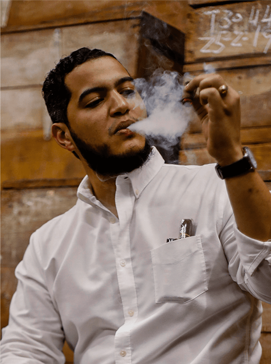 Smoking Cigar