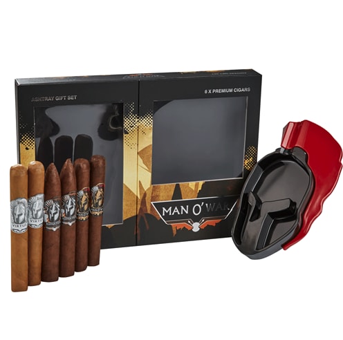 Man O’ War Ashtray Gift Set