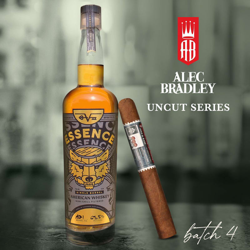 Alec Bradley Uncut Batch 4 Features Single Barrel Whiskey from EverNorth Spirits Image