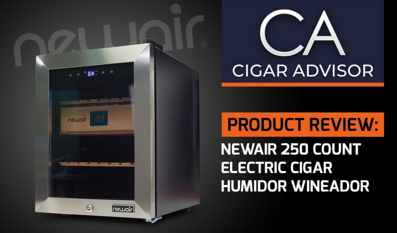 Cigar Advisor Review: NewAir 250 Count Electric Cigar Humidor Wineador Image