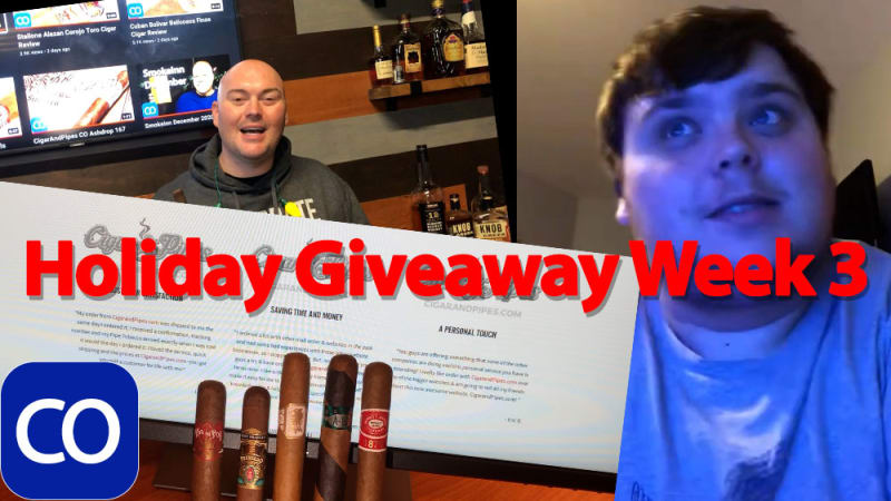 CigarAndPipes Holiday Contest Winner Week 3 Image