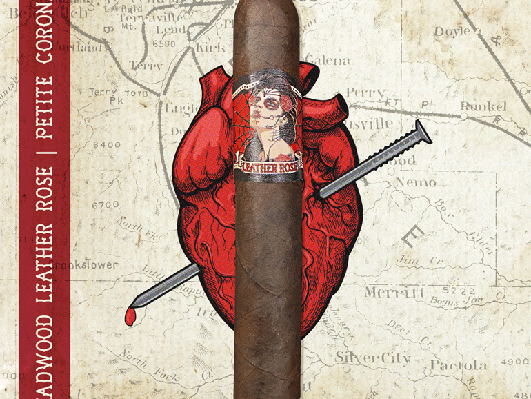 Drew Estate Launches Deadwood Leather Rose Petite Corona Image
