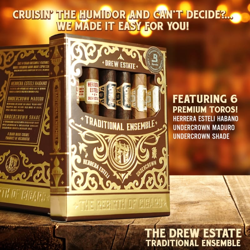 Cigar News: Drew Estate Announces Traditional Cigar 6-Pack Image