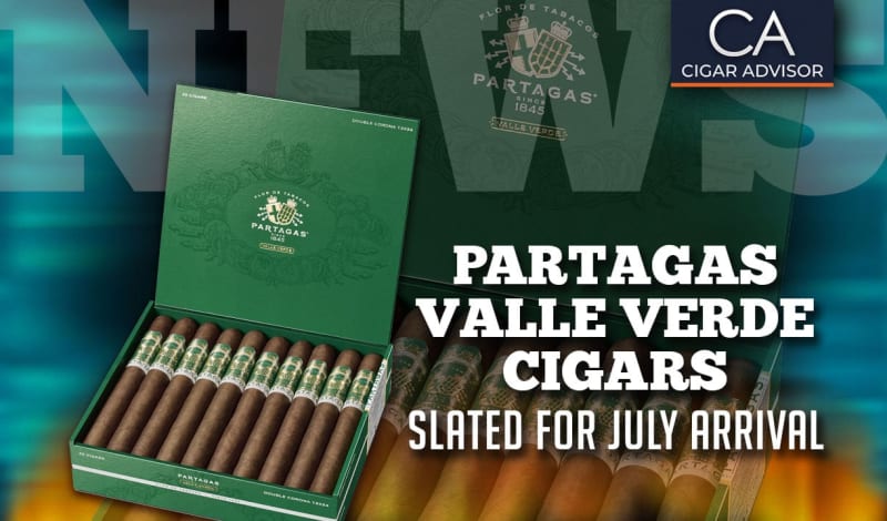 Cigar News: Partagas Valle Verde Cigars Slated for July Arrival Image
