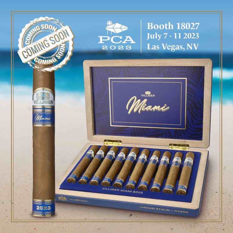 Cigar News: Villiger Miami 2023 to Make Debut at 2023 PCA Trade Show Image