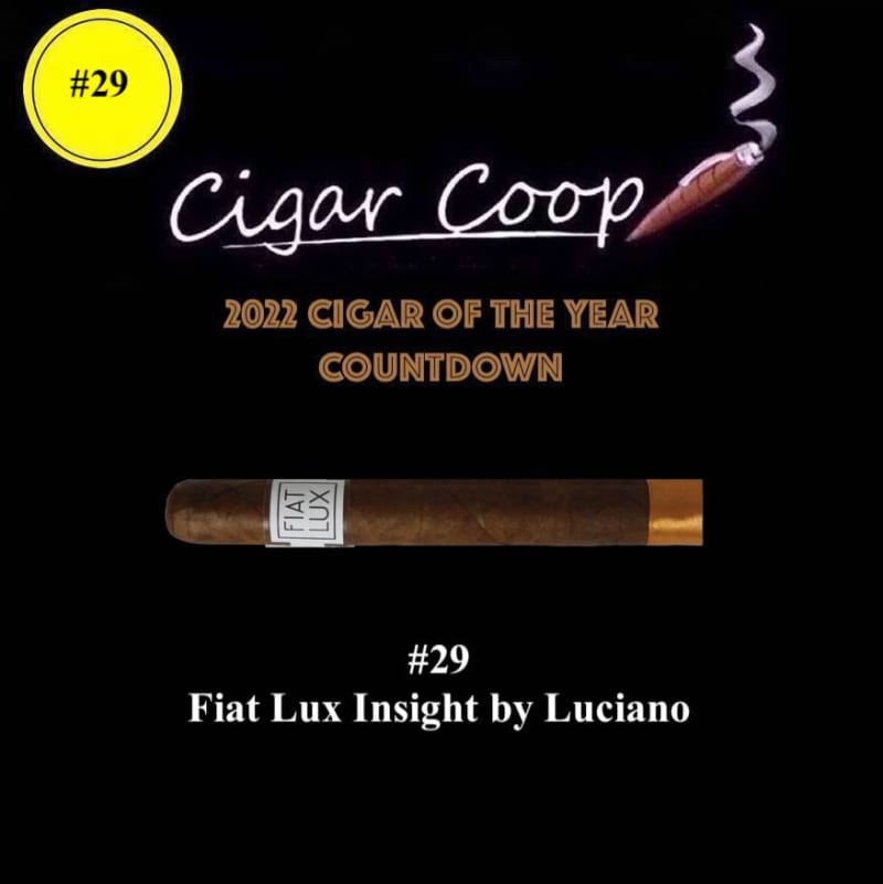 2022 Cigar of the Year Countdown (Coop’s List): #29: Fiat Lux by Luciano Insight Image