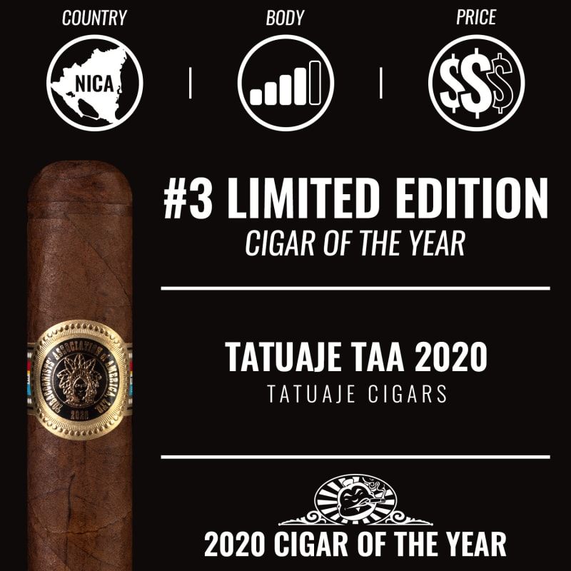 No. 3 Limited Edition Cigar of the Year 2020 – Tatuaje TAA 2020 Image