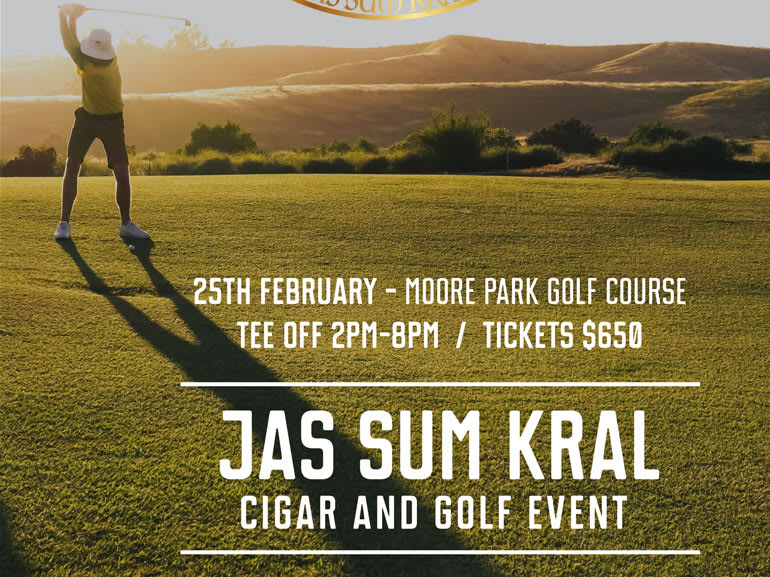 Jas Sum Kral Cigar and Golf Event Coming to Sydney Image