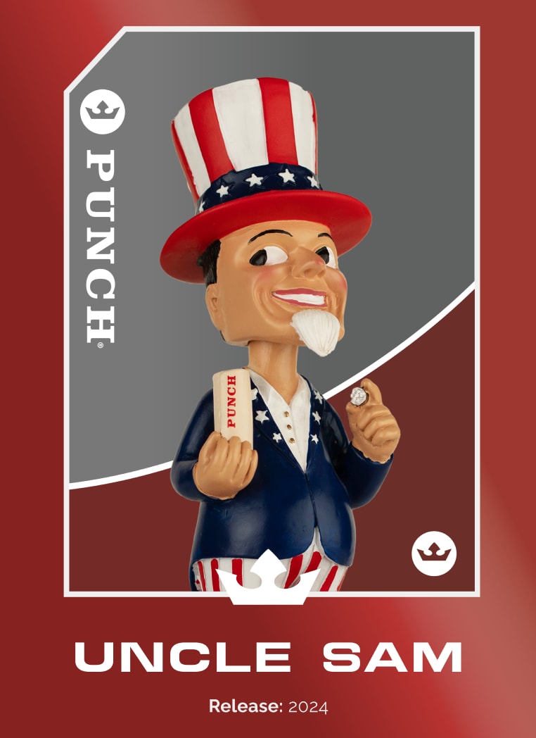 Uncle Sam Mr. Punch Card