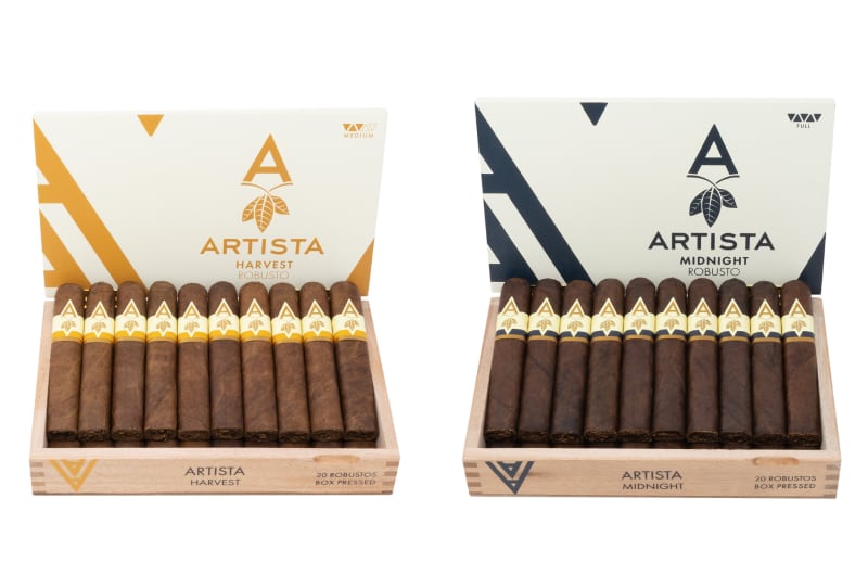 Artista Cigars Ships Harvest and Midnight Image