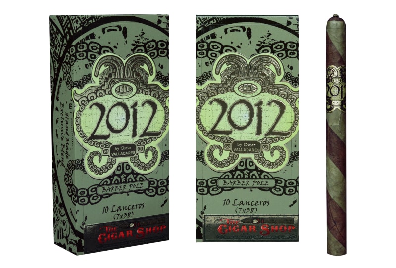 2012 by Oscar Barber Pole Lancero Heads to The Cigar Shop Image