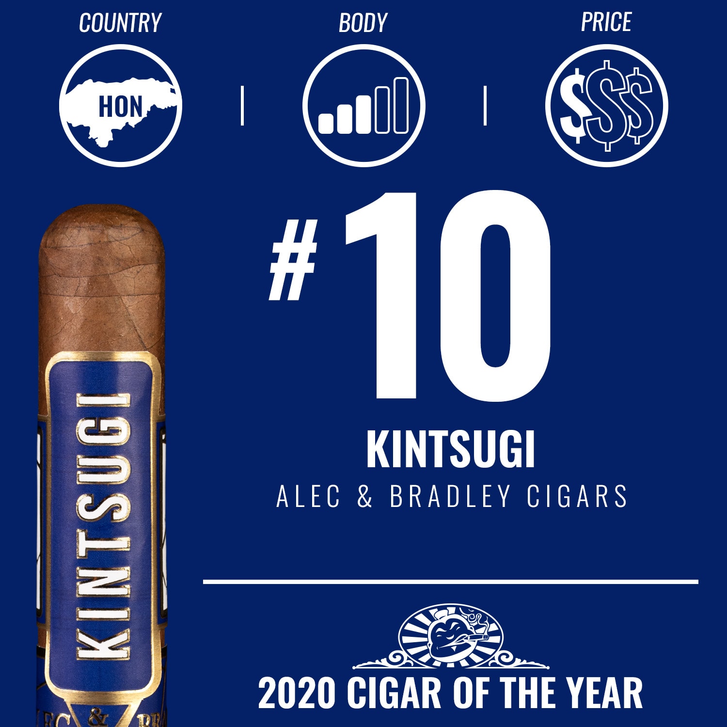 No. 10 Cigar of the Year 2020 – Kintsugi Featured Image