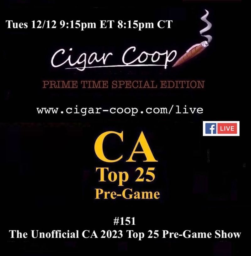 Announcement: The Unofficial CA Top 25 Pre-Game Show for 2023 Image