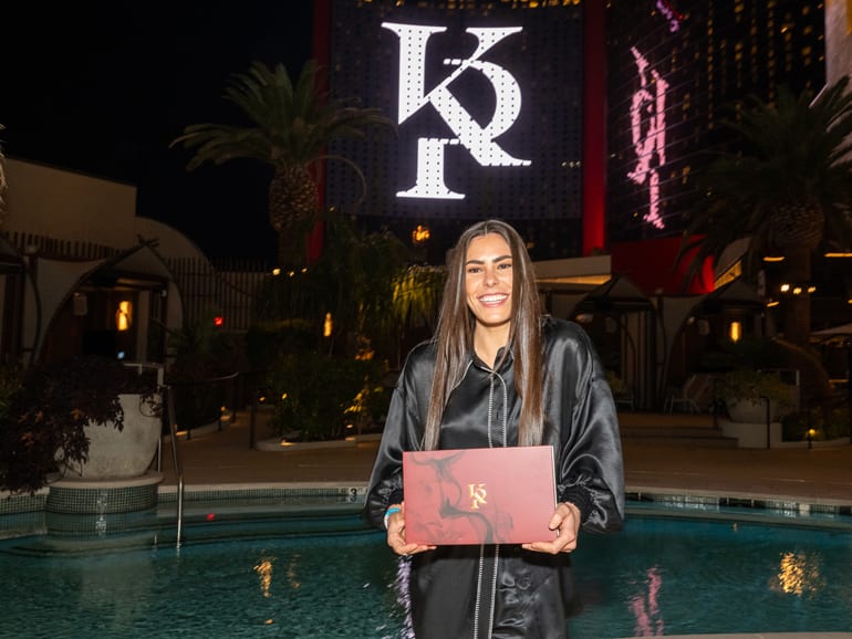 Kelsey Plum and Kingmakers Light Up Las Vegas Cigar World