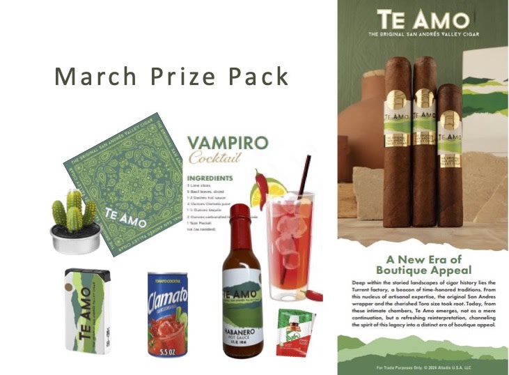 Contest: Te Amo, the Original San Andres Valley Cigar Prize Pack | Announcement Image