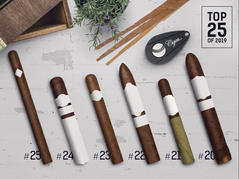CIGAR JOURNAL’S TOP 25 CIGARS OF 2019: #25 TO #20 Featured Image