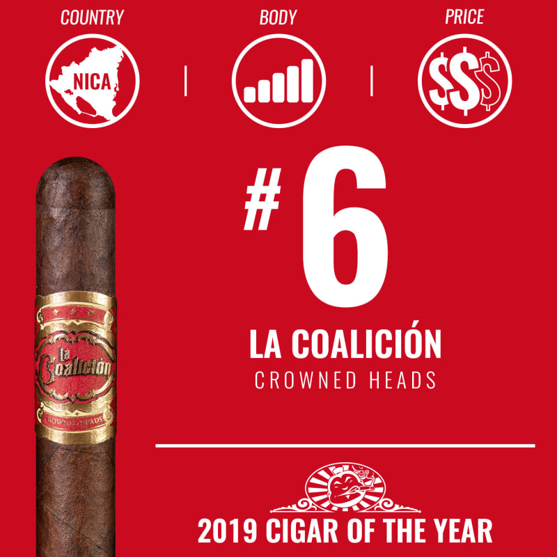 No. 6 Cigar of the Year 2019 – La Coalición Image